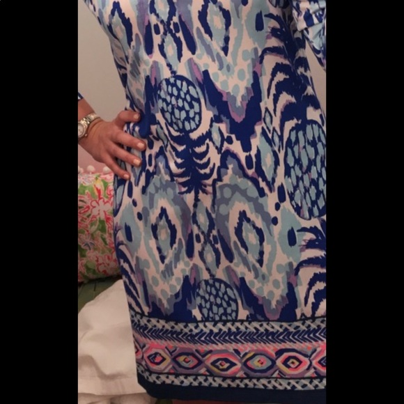 Lilly Pulitzer T-Shirt Dress with Sleeves size xs - Picture 2 of 7